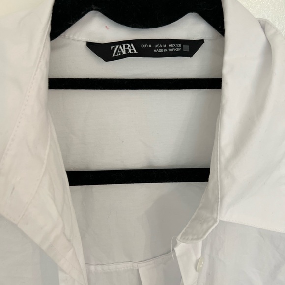 Zara White Boyfriend Buttondown - Picture 2 of 2